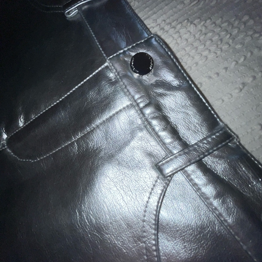 Mango Shimmering Silver Mini Skirt - Picture 5 of 5